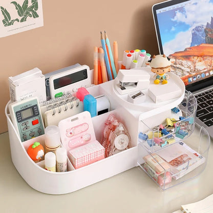 Cosmetic Organizer With Clear Drawer