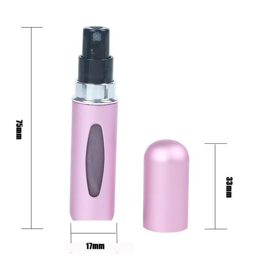 Portable Mini Refillable Perfume Bottle With Spray.